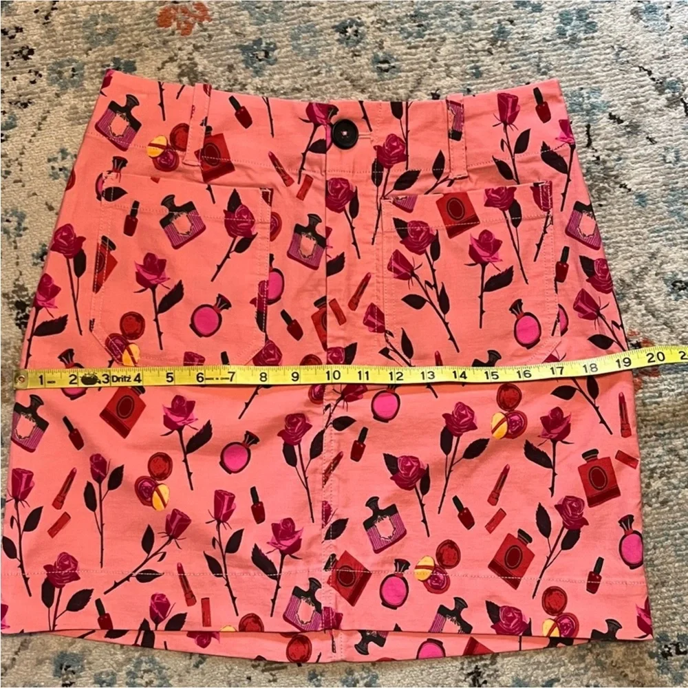 NWT Colette Anthro Anisa Makhoul Pink Skirt💄 - Picture 11 of 15